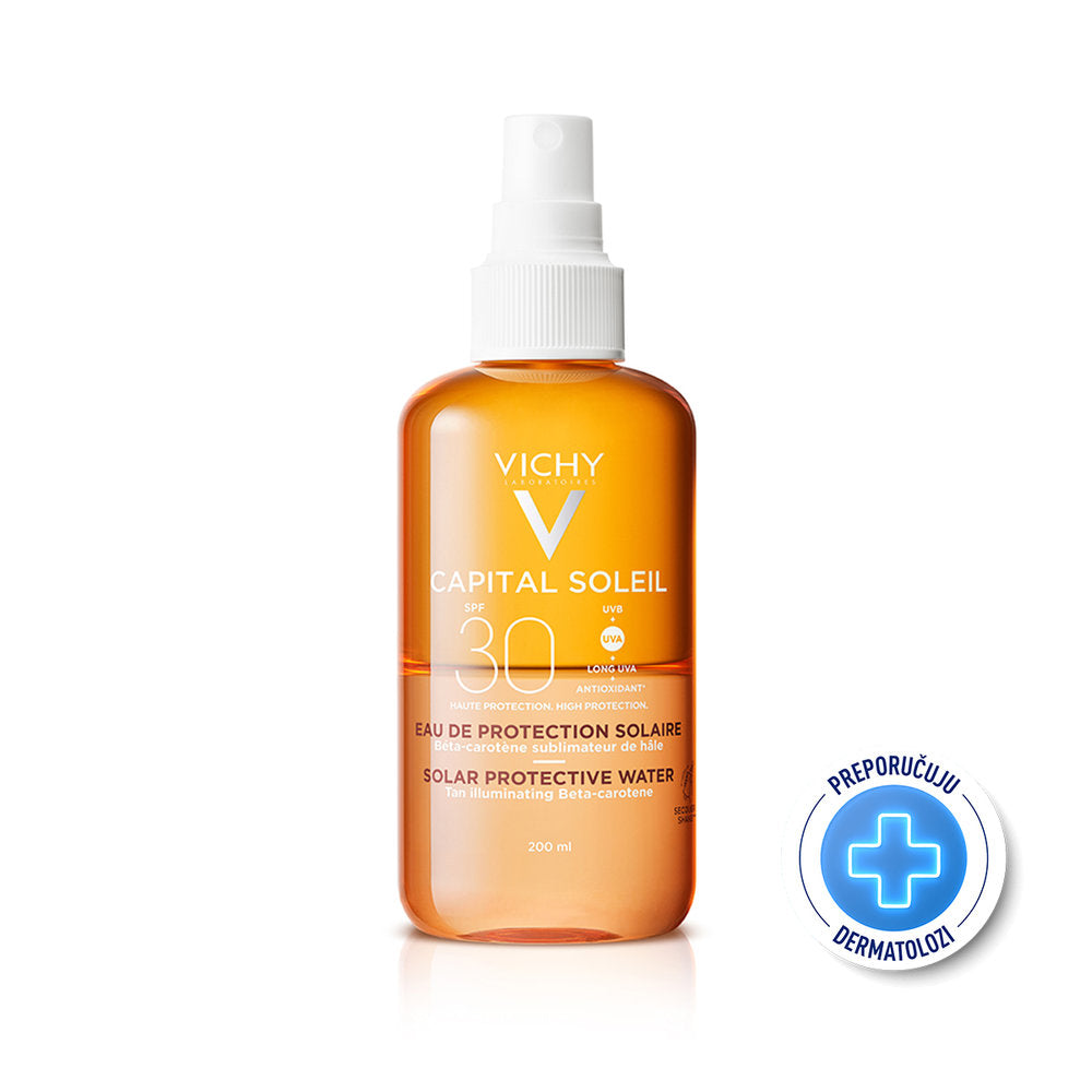Vichy CAPITAL SOLEIL vodica za zaštitu od sunca – naglašen ten SPF30 200ml