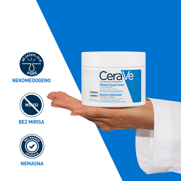 CeraVe Hidratantna krema za suhu do vrlo suhu kožu 340 ml