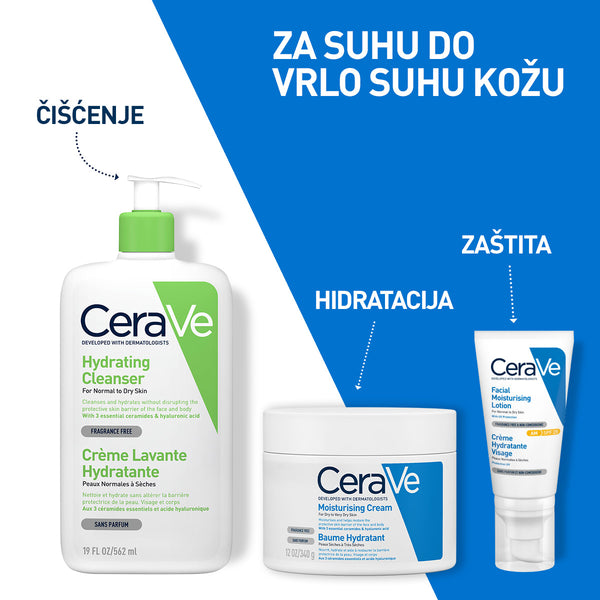 CeraVe Hidratantna krema za suhu do vrlo suhu kožu 340 ml