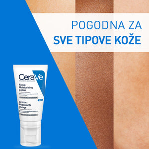 CeraVe Hidratantna njega za lice za normalnu do suhu kožu 52 ml