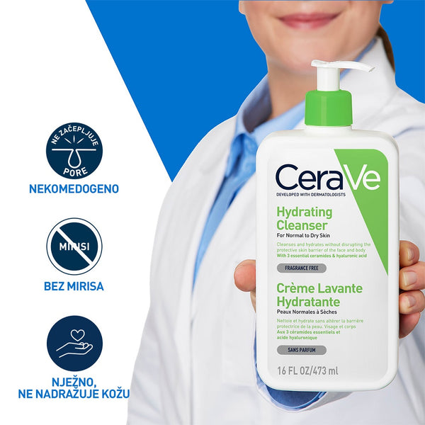 CeraVe Hidratantna emulzija za čišćenje za normalnu do suhu kožu 976 ml