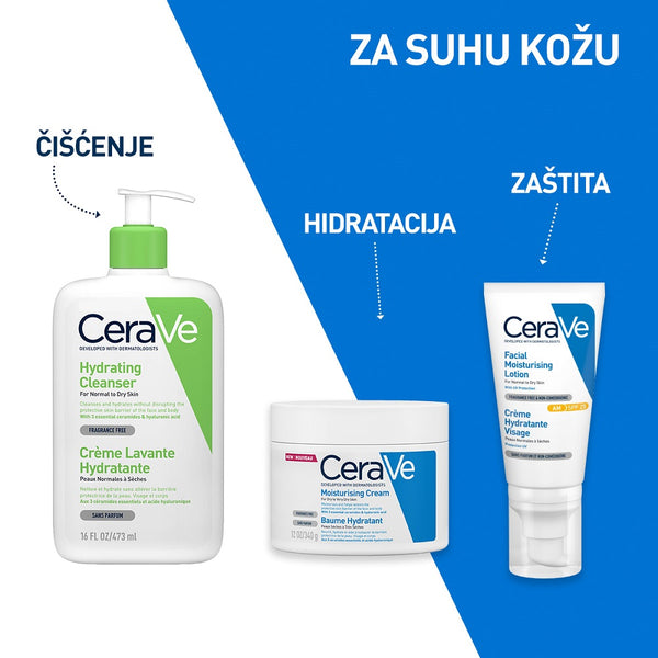 CeraVe Hidratantna emulzija za čišćenje za normalnu do suhu kožu 976 ml