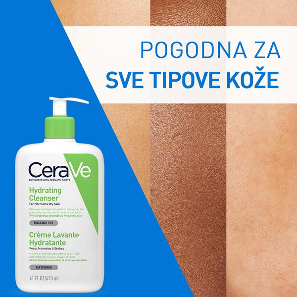 CeraVe Hidratantna emulzija za čišćenje za normalnu do suhu kožu 976 ml