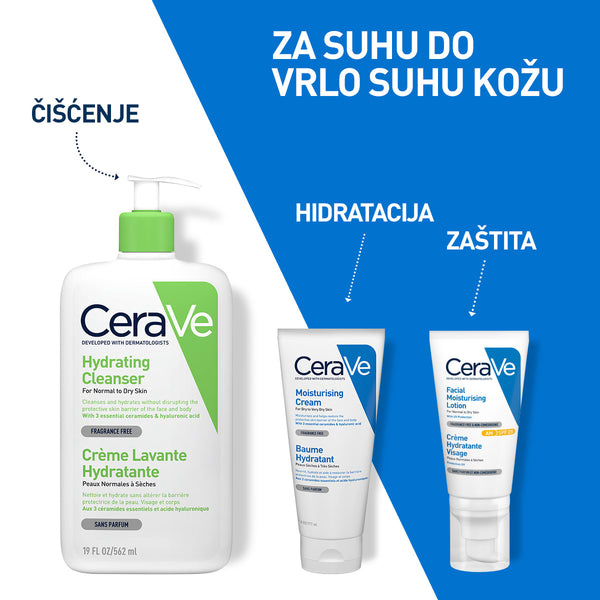 CeraVe Hidratantna krema za suhu do vrlo suhu kožu 177 ml