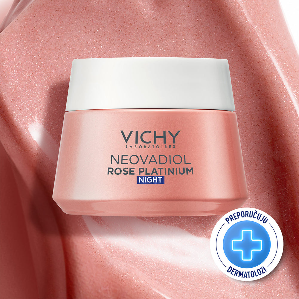 Vichy Neovadiol Rose Platinum ružičasta noćna krema za popunjavanje i revitalizaciju kože 50 ml