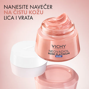 Vichy Neovadiol Rose Platinum ružičasta noćna krema za popunjavanje i revitalizaciju kože 50 ml