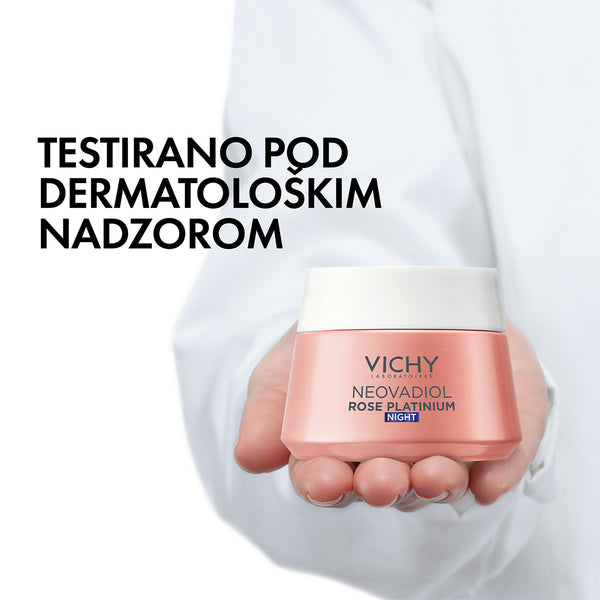 Vichy Neovadiol Rose Platinum ružičasta noćna krema za popunjavanje i revitalizaciju kože 50 ml