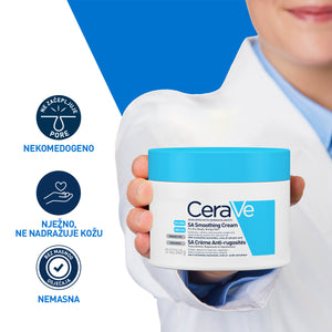 CeraVe SA krema za zaglađivanje suhe i grube kože 340 ml
