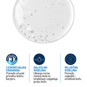 CeraVe SA gel za čišćenje suhe i grube kože 236 ml