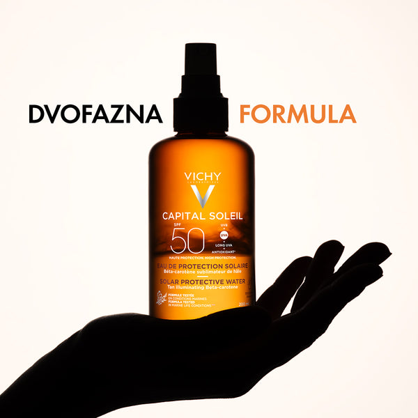 Vichy CAPITAL SOLEIL Vodica za zaštitu od sunca – naglašen ten SPF50 200 ml