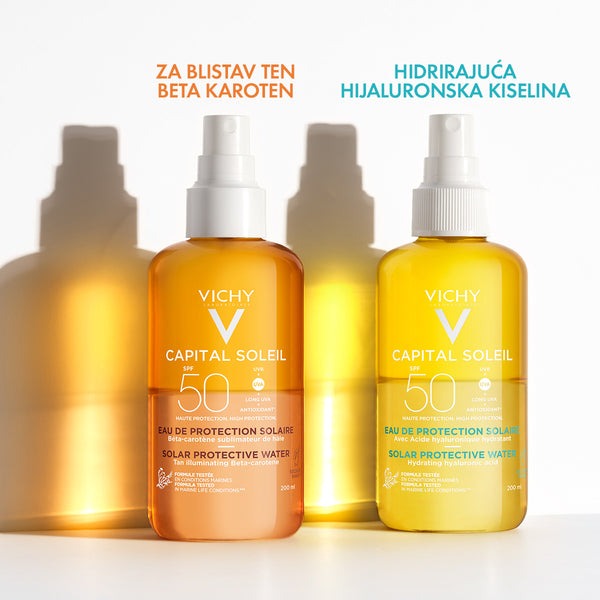 Vichy CAPITAL SOLEIL Vodica za zaštitu od sunca – naglašen ten SPF50 200 ml