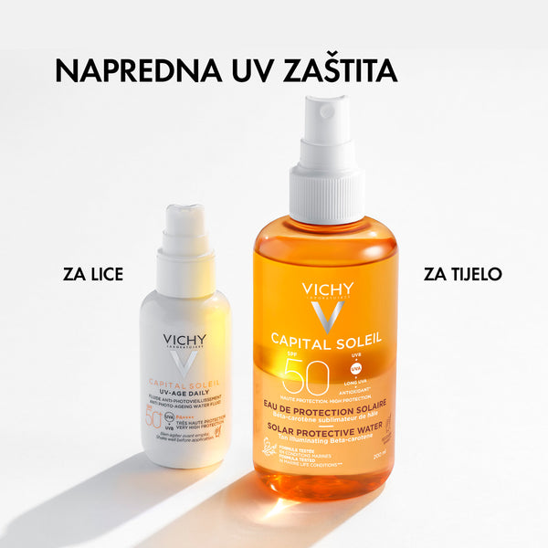 Vichy CAPITAL SOLEIL Vodica za zaštitu od sunca – naglašen ten SPF50 200 ml