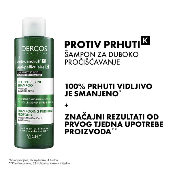 Vichy Dercos ANTI DANDRUFF K Piling šampon 250 ml