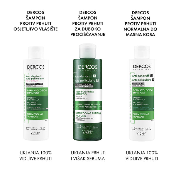 Vichy Dercos ANTI DANDRUFF K Piling šampon 250 ml