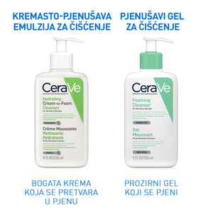CeraVe Hidratantna kremasto-pjenušava emulzija za čišćenje 236 ml