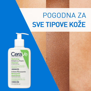 CeraVe Hidratantna kremasto-pjenušava emulzija za čišćenje 236 ml