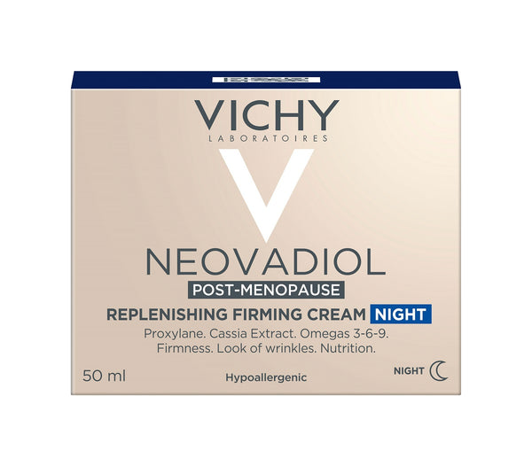 VICHY NEOVADIOL Hranjiva noćna njega za čvrstoću kože u postmenopauzi s omega kiselinama, 50 ml