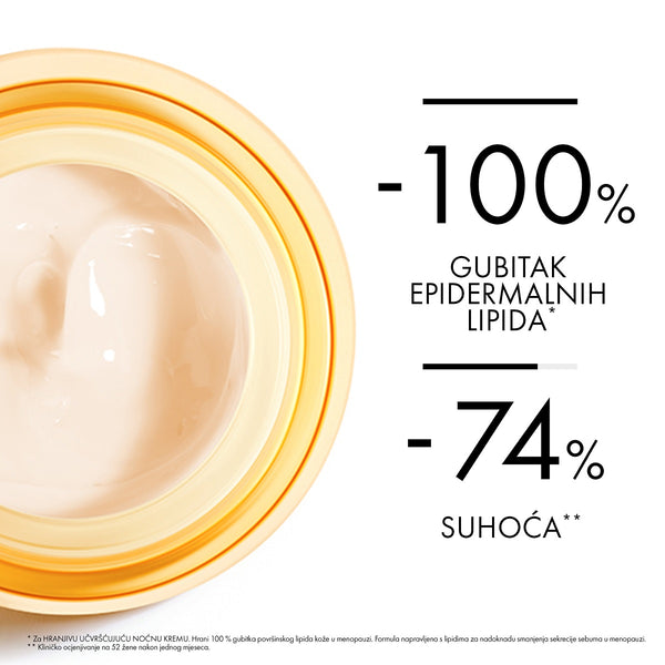 VICHY NEOVADIOL Hranjiva noćna njega za čvrstoću kože u postmenopauzi s omega kiselinama, 50 ml