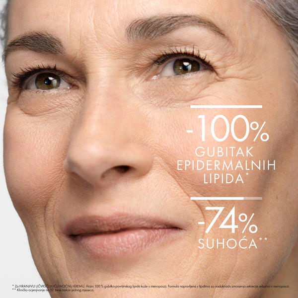 VICHY NEOVADIOL Hranjiva noćna njega za čvrstoću kože u postmenopauzi s omega kiselinama, 50 ml