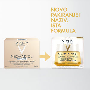 VICHY NEOVADIOL DNEVNA KREMA S OBNAVLJAJUĆIM KOMPLEKSOM ZA POPUNJAVANJE I PODIZANJE KOŽE - normalna do mješovita koža 50 ml