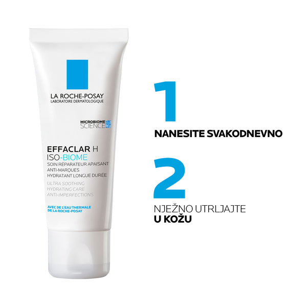 La Roche-Posay Effaclar H Iso-Biome veoma smirujuća hidratantna njega 40 ml