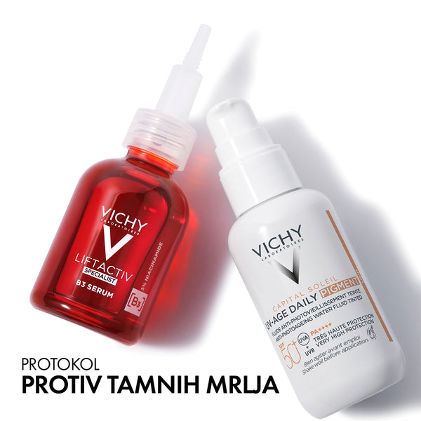 VICHY CAPITAL SOLEIL UV-Age daily tonirani vodeni fluid protiv znakova fotostarenja SPF50+ 40ml