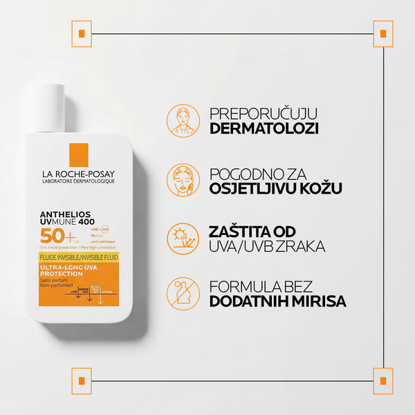La Roche-Posay Anthelios UVMune 400 fluid SPF50+ 50 ml