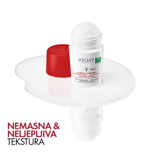 VICHY DÉODORANT CLINICAL CONTROL Roll-on dezodorans protiv neugodnih mirisa do 96h 50 ml