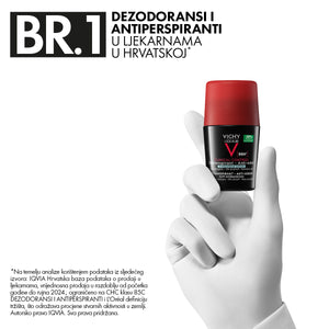 VICHY HOMME CLINICAL CONTROL Roll-on dezodorans protiv neugodnih mirisa do 96h 50 ml