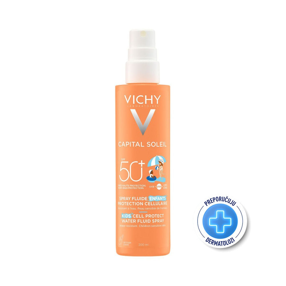 Vichy CAPITAL SOLEIL Vodeni fluid u spreju za djecu SPF50+ 200 ml
