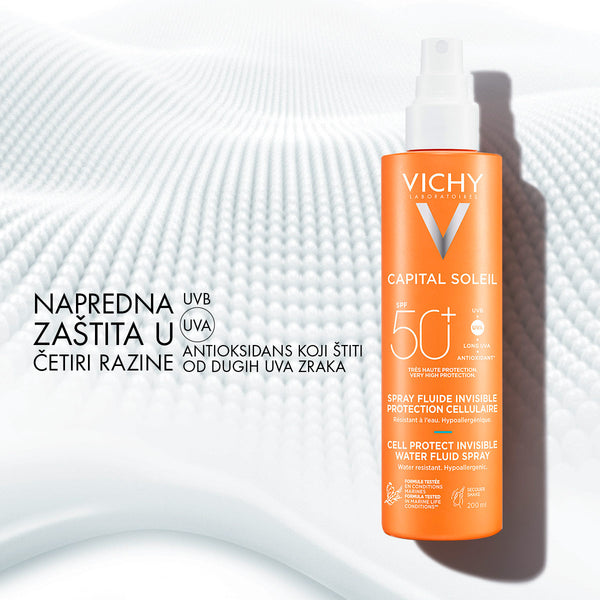 Vichy CAPITAL SOLEIL Vodeni fluid u spreju SPF50+ 200 ml