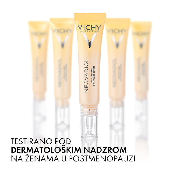 VICHY NEOVADIOL EYES & LIPS Multikorektivna njega za kožu u menopauzi i postmenopauzi za područje oko očiju i usana, 15 ml