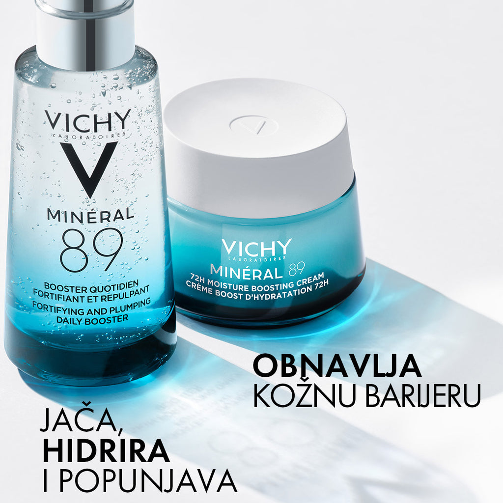 Vichy Mineral 89 Krema za intenzivnu hidraciju tijekom 72 sata za sve tipove kože, 50 ml