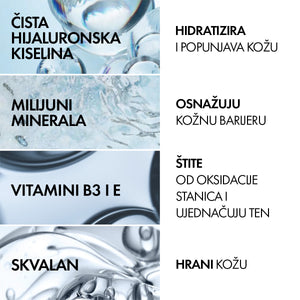 VICHY MINÉRAL 89 Krema za intenzivnu hidraciju tijekom 100 sati bogata tekstura, suha do vrlo suha koža, 50 ml 