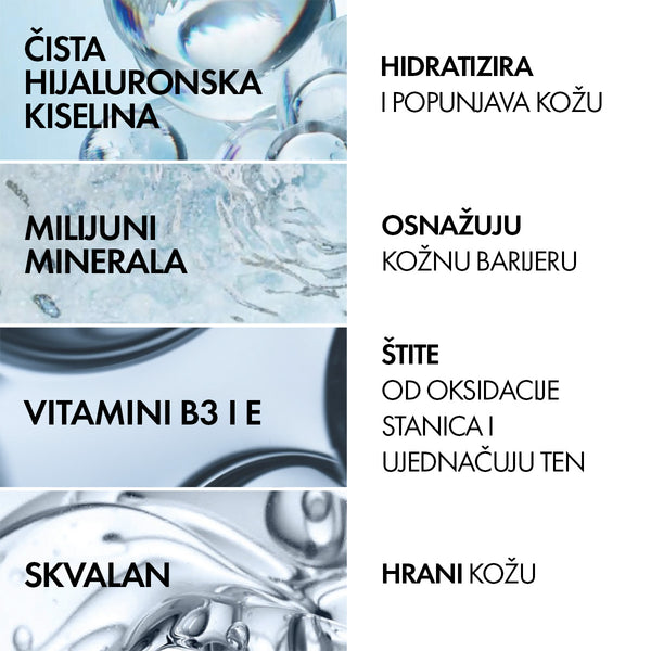 VICHY MINÉRAL 89 Krema za intenzivnu hidraciju tijekom 100 sati bogata tekstura, suha do vrlo suha koža, 50 ml 