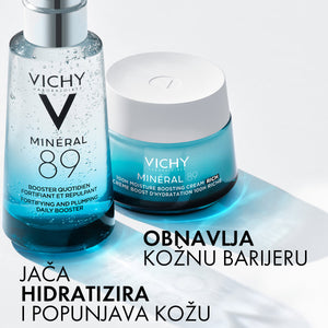 VICHY MINÉRAL 89 Krema za intenzivnu hidraciju tijekom 100 sati bogata tekstura, suha do vrlo suha koža, 50 ml 