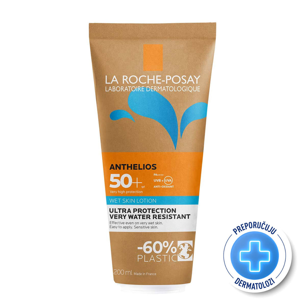 La Roche-Posay ANTHELIOS Wet Skin Losion za mokru ili suhu kožu za zaštitu od sunca SPF50+ 200 ml