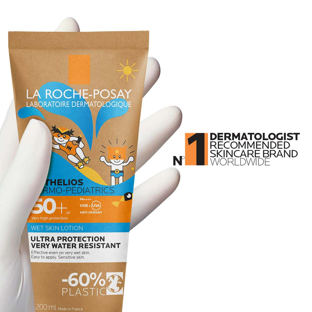 La Roche-Posay ANTHELIOS DP Wet Skin Losion za mokru ili suhu kožu za zaštitu od sunca za djecu SPF50+ 200 ml 