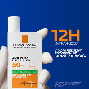 La Roche-Posay Anthelios UVMune 400 Oil Control Fluid za masnu kožu SPF50+ 50 ml