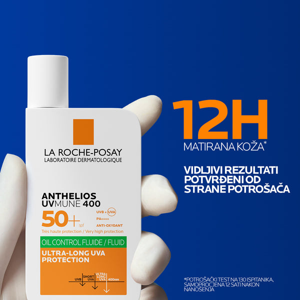 La Roche-Posay Anthelios UVMune 400 Oil Control Fluid za masnu kožu SPF50+ 50 ml