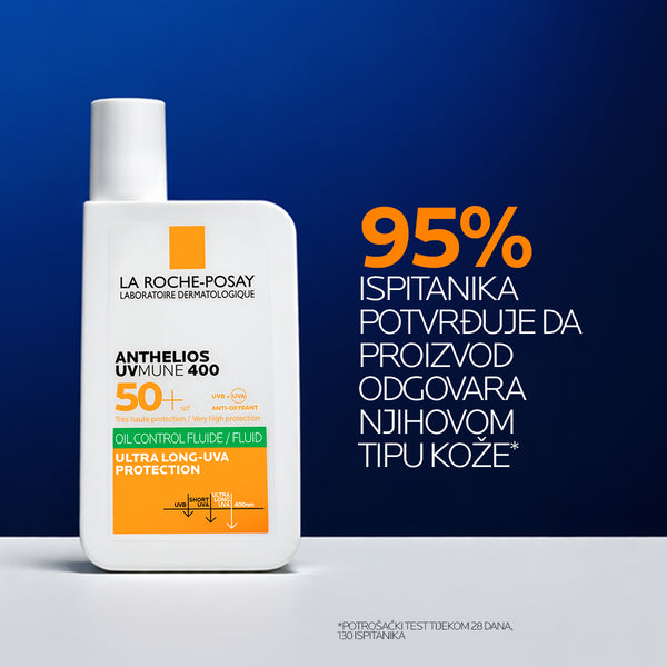 La Roche-Posay Anthelios UVMune 400 Oil Control Fluid za masnu kožu SPF50+ 50 ml
