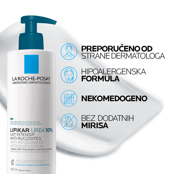 La Roche-Posay Lipikar Urea 10% mlijeko 400 ml