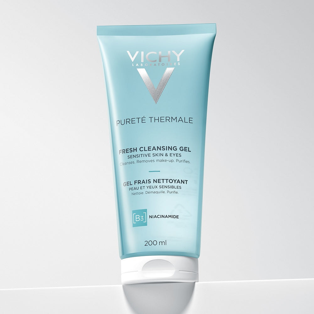 Vichy PURETÉ THERMALE Svježi gel za čišćenje osjetljive kože lica 200 ml