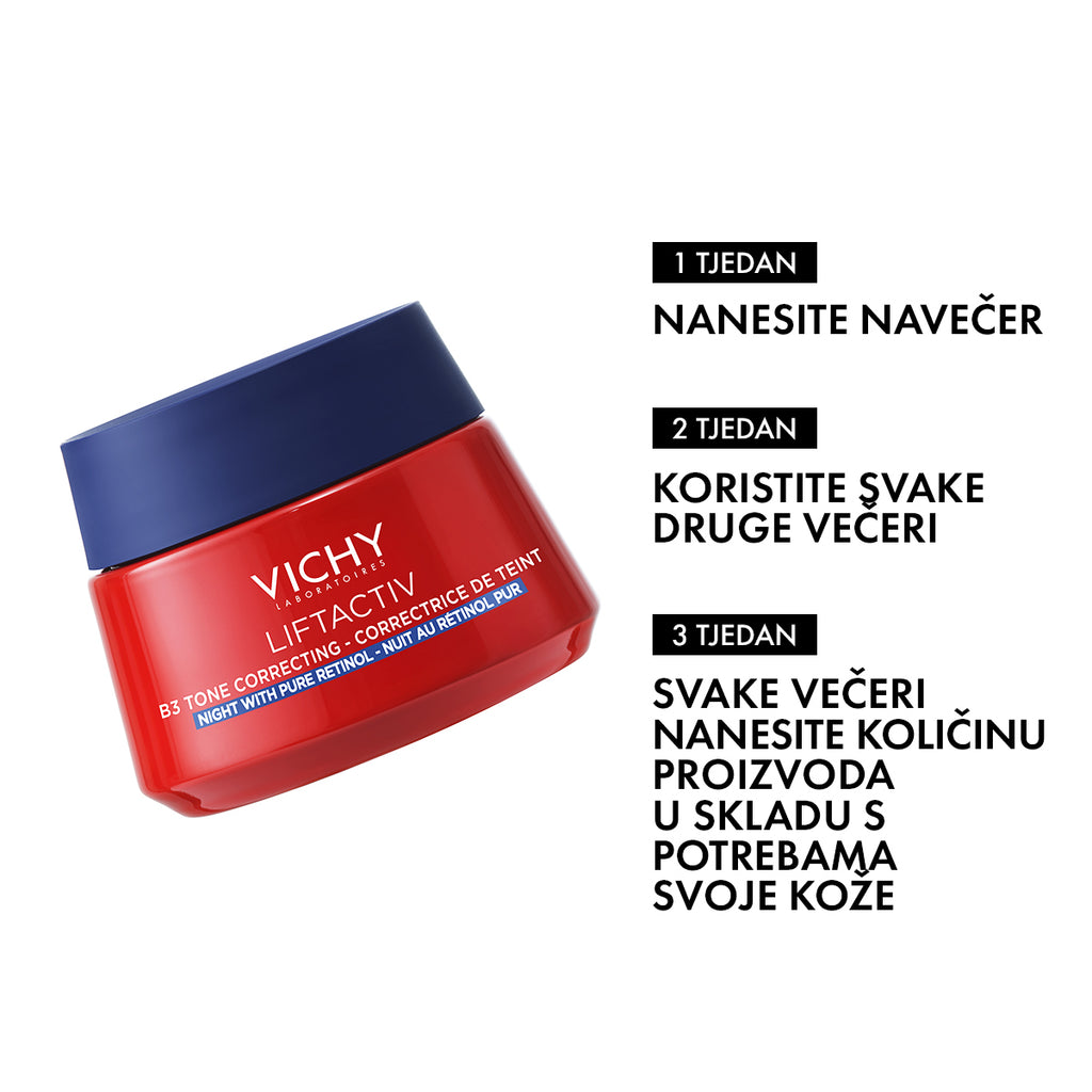 VICHY LIFTACTIV B3 ANTI-DARK SPOTS Noćna krema protiv hiperpigmentacijskih mrlja sa čistim retinolom 50 ml