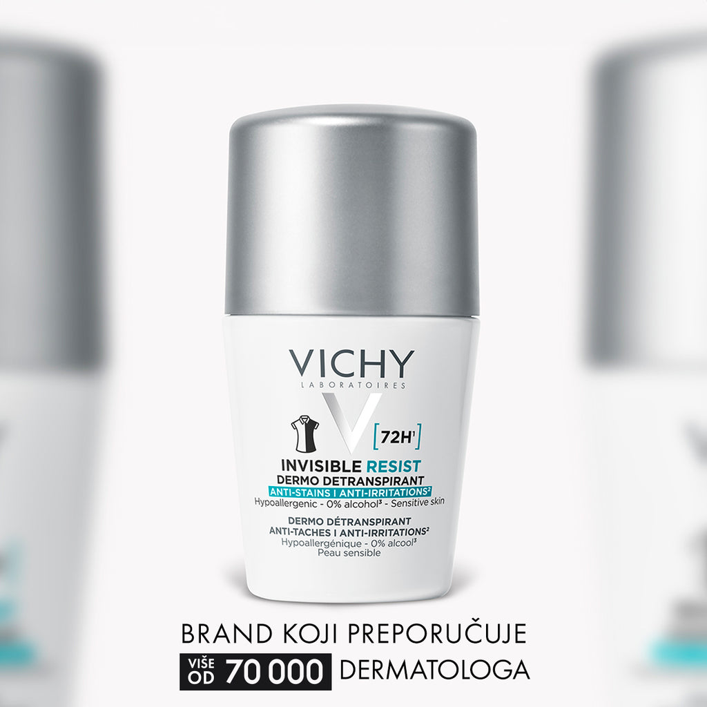 Vichy invisible resist 72h* - Dermo Detranspirant - protiv mrlja i protiv nadraženosti 50 ml