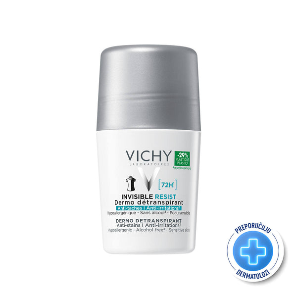 Vichy invisible resist 72h* - Dermo Detranspirant - protiv mrlja i protiv nadraženosti 50 ml
