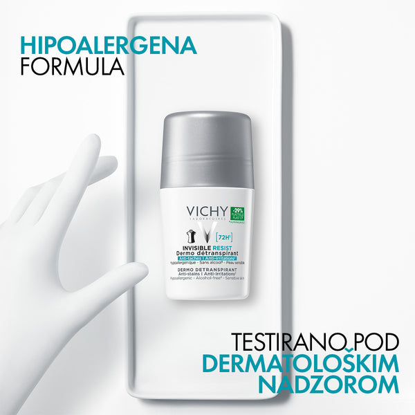 Vichy invisible resist 72h* - Dermo Detranspirant - protiv mrlja i protiv nadraženosti 50 ml