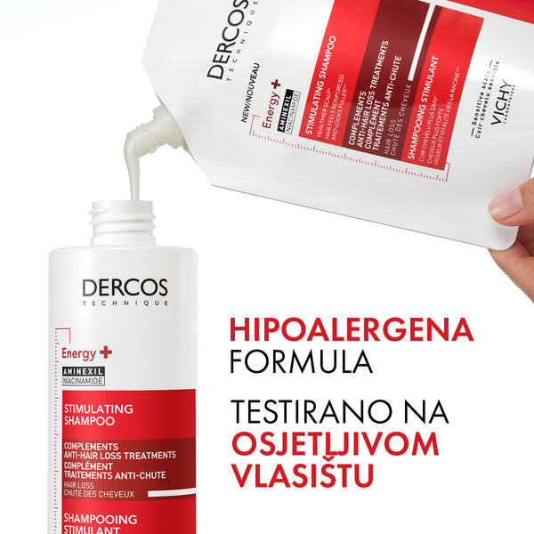 Vichy Dercos Energy+ šampon - ECO REFILL 400 ml