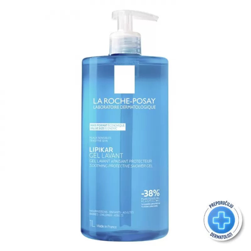 La Roche-Posay LIPIKAR GEL LAVANT, 1L