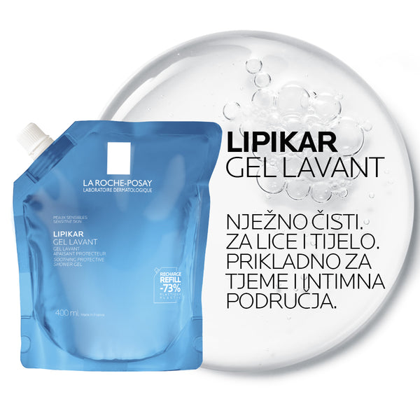 La Roche-Posay Lipikar Gel Lavant 400 ml REFILL